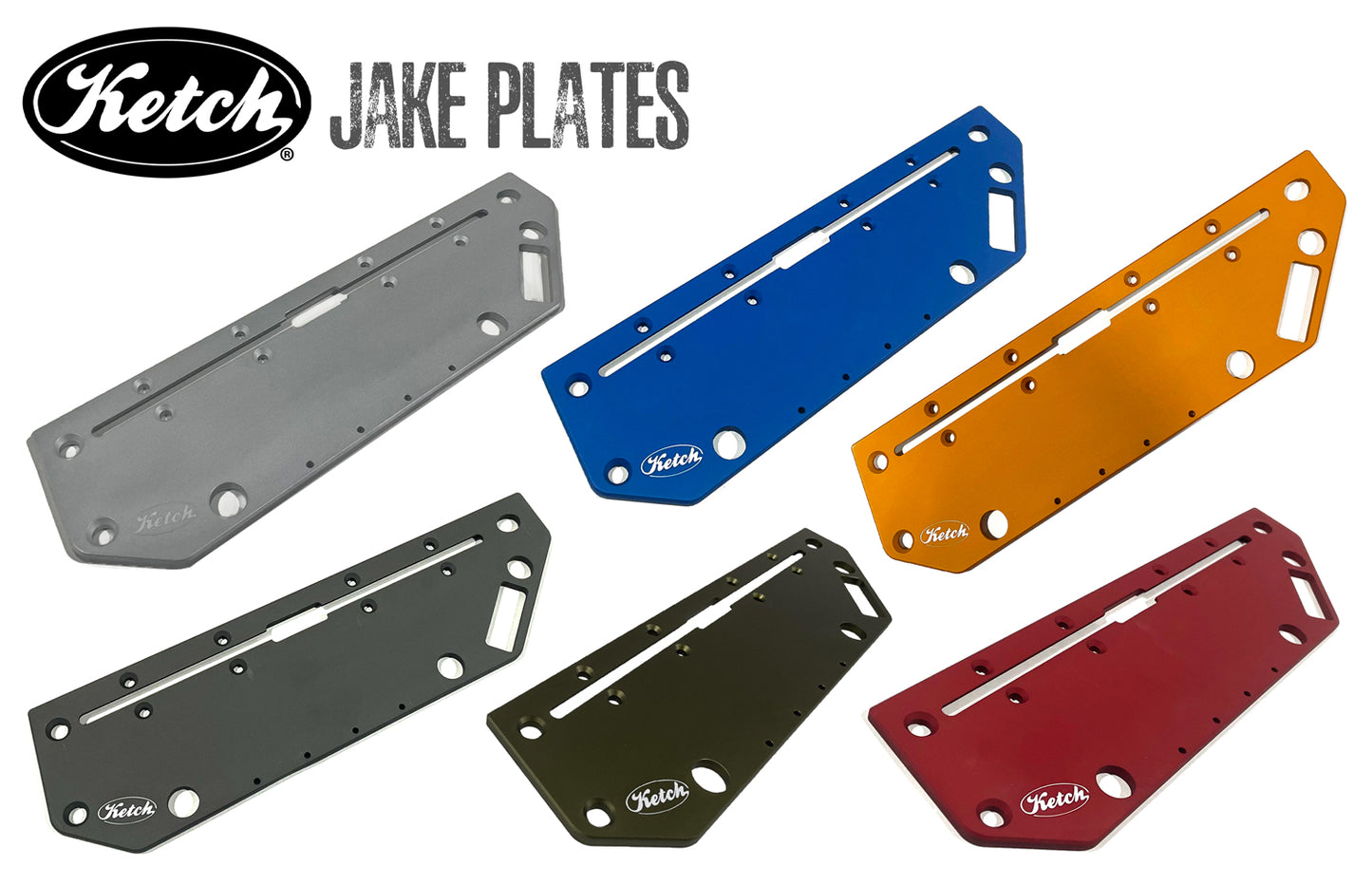 Ketch Jake Plates – Fits Hobie® PA SERIES KAYAKS