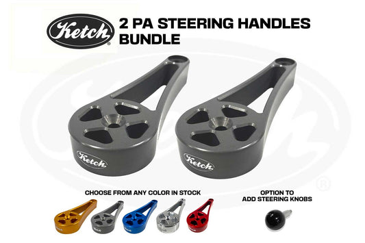 Ketch Anodized Aluminum PA Series Steering Handle