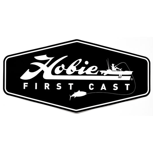 STICKER, FIRST CAST 12" BLACK