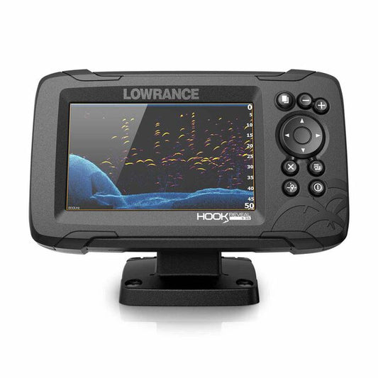 LOWRANCE HOOK Reveal 5 Fishfinder/Chartplotter Combo with Splitshot Transducer and US Inland Charts