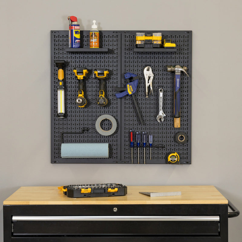 34" x 32" Pegboard | 13 Attachments