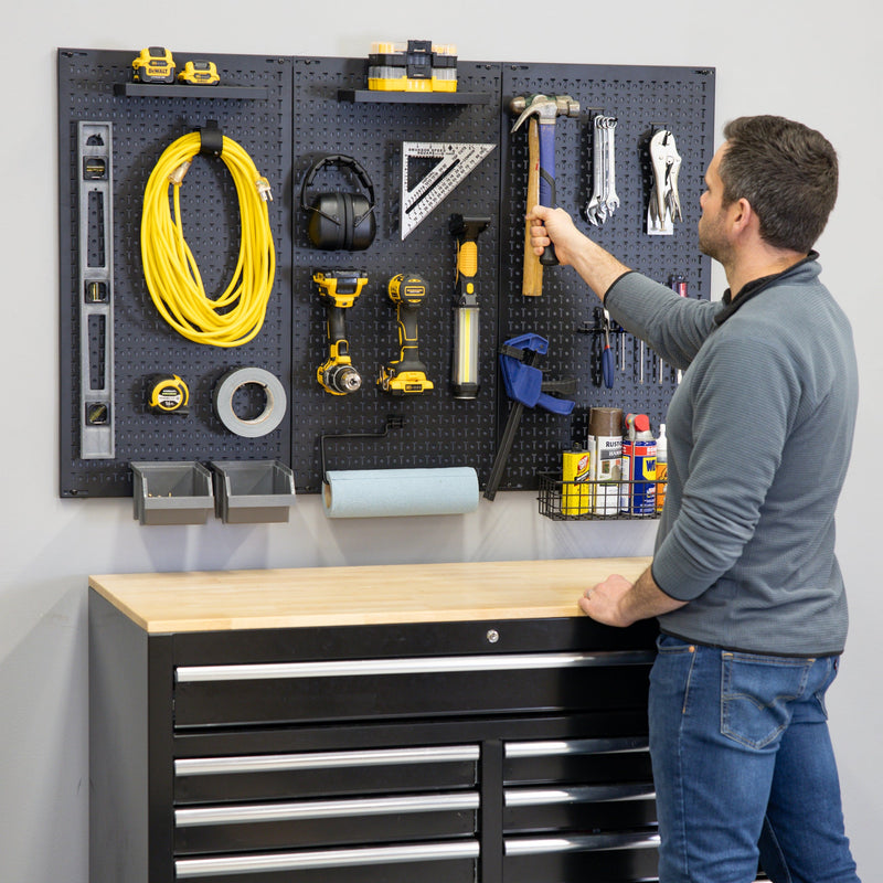 51" x 32" Pegboard |20 Attachments