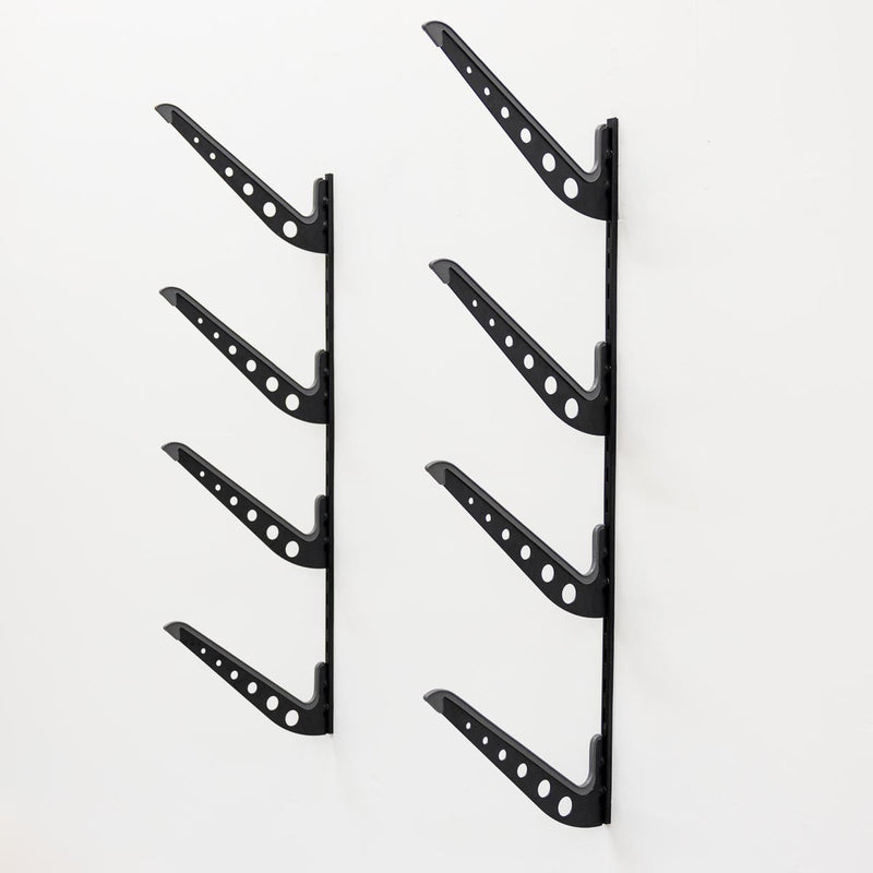 XSR Adjustable Wall Rack | Multi-Use | 4 Levels | Black