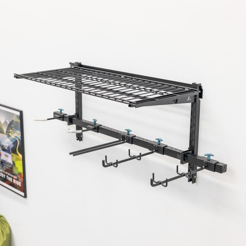 G-Adventure + Shelf | Adjustable Wall Storage System | Holds 300 lbs