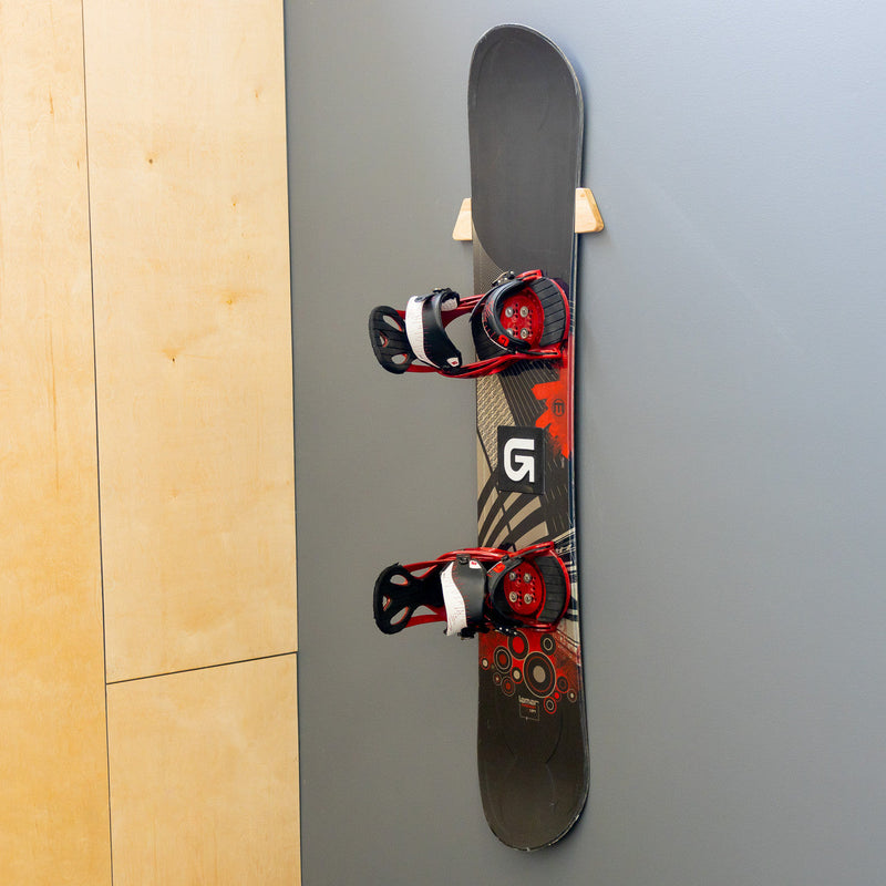 Taos Snowboard Storage | Minimalist Wood Display Rack