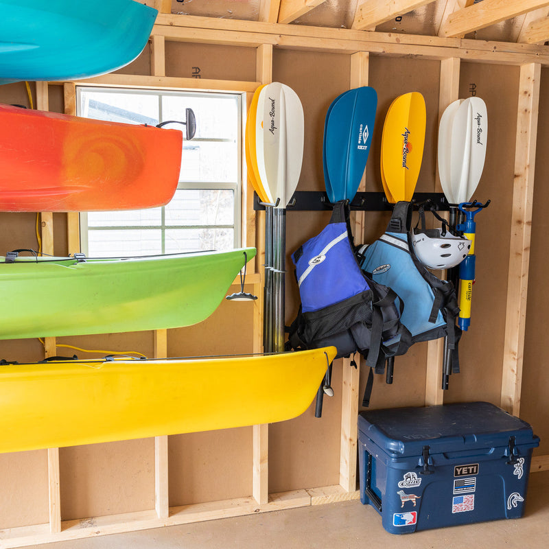 Laurel Lake Paddle Storage Rack | Holds 16 Paddles