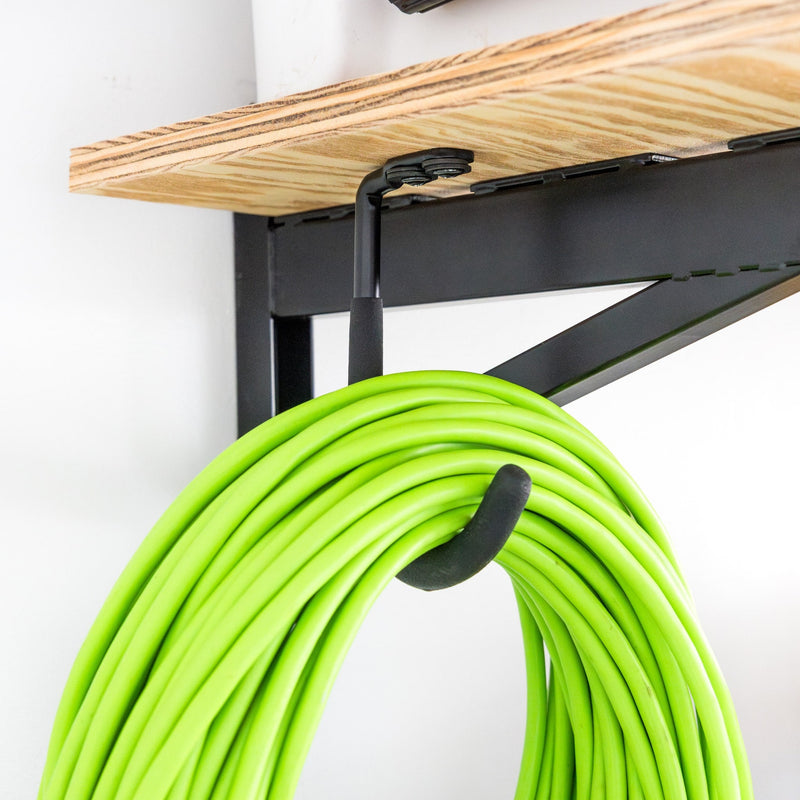 1' x 4' DIY Wall Shelf Brackets | Heavy Duty Garage Wall Shelves