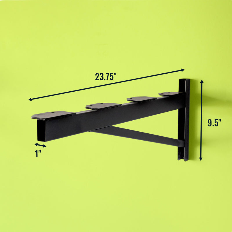 2' x 4' DIY Wall Shelf Brackets | Heavy Duty Garage Wall Shelves