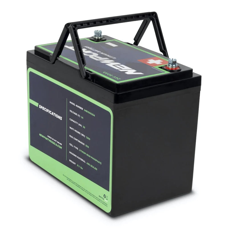 Newport Vessels 24V 50Ah Lithium LiFePO4 Battery