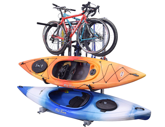 FS Rack Floor Based Storage System 3 Bike, 2 Kayak, 6 Ski Storage Rack