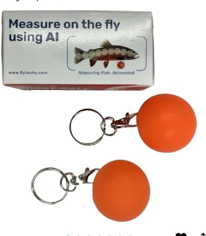 Proof Ball: AI-Powered Fish Measuring Tool – Accurate, Portable, Easy-to-Use Fishing Accessory with Free Fishtechy App for iOS & Android