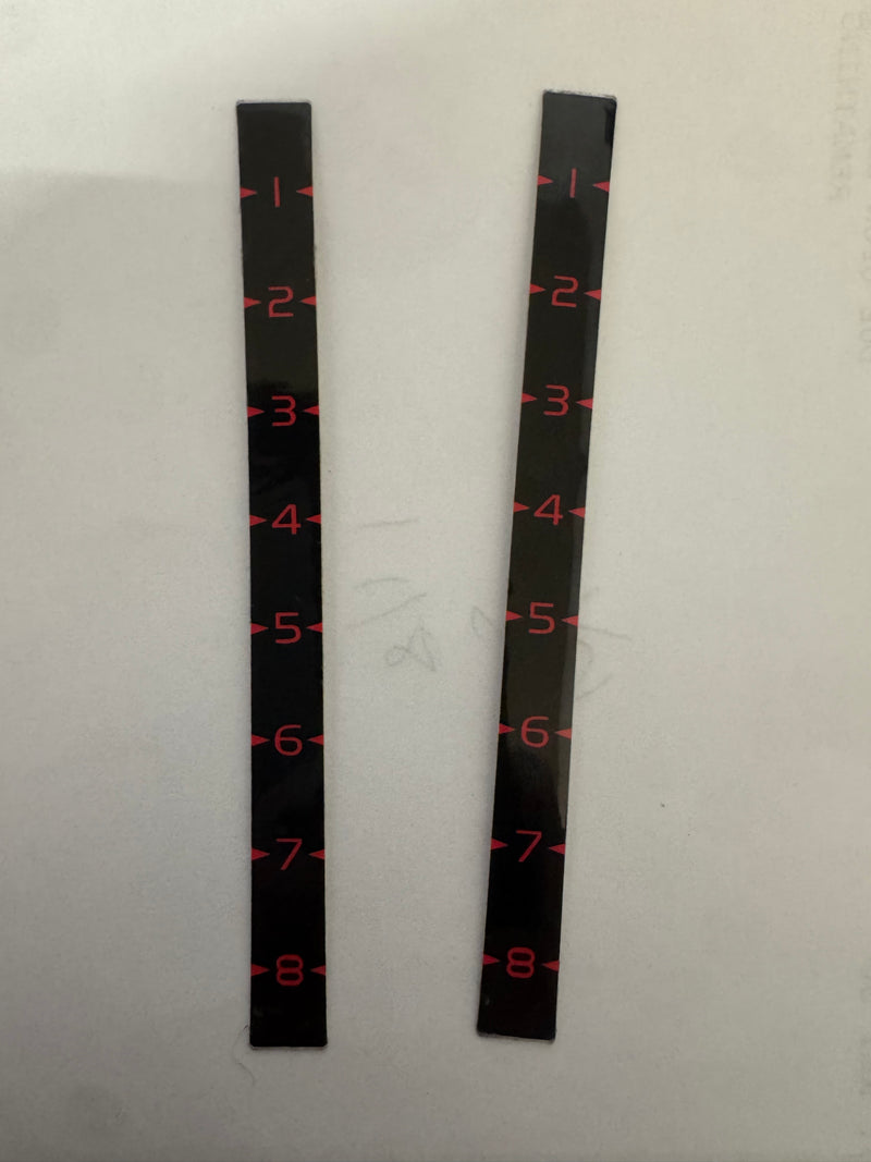 MD360 Pedal Adjustment Decal