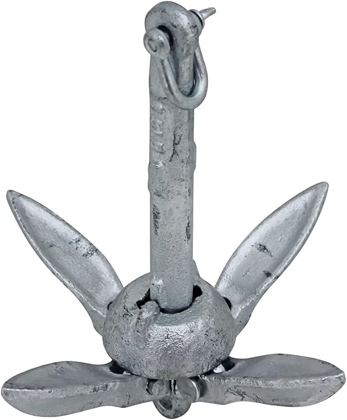 Galvanized Folding Anchor - 1.5 lbs.