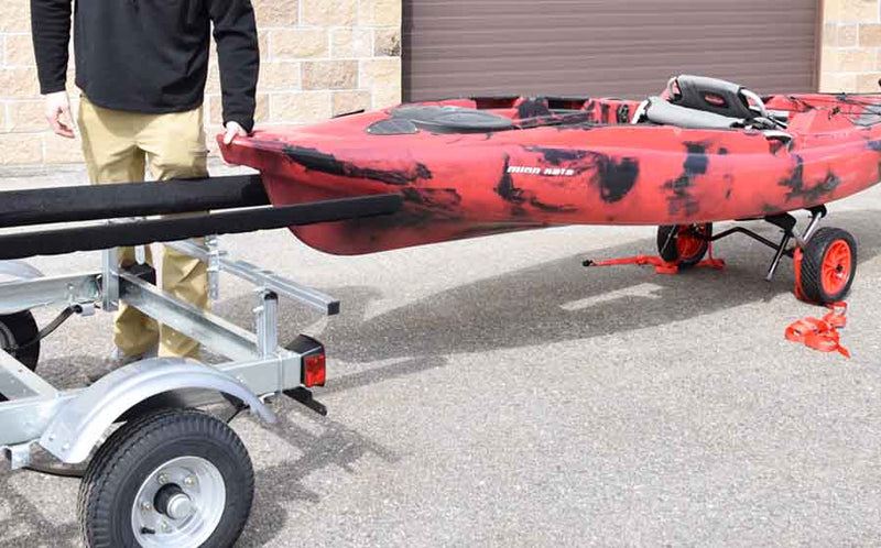 EcoLight Single Kayak Trailer Package (1 set bunks)