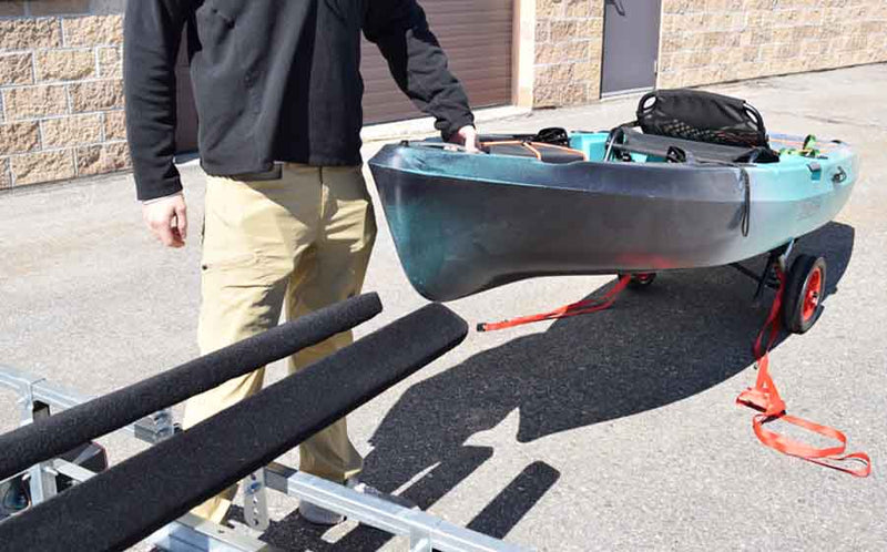 EcoLight Single Kayak Trailer Package (1 set bunks)