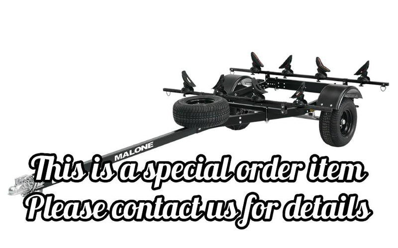 MicroSport Off-Road LowBed 2 Kayak TrLr Package (2 Saddle Up Pro & Spare Tire)
