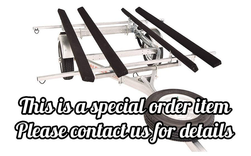 MicroSport™ LowBed™ 2 Kayak Trailer Package (2 Sets Bunks & Spare Tire)