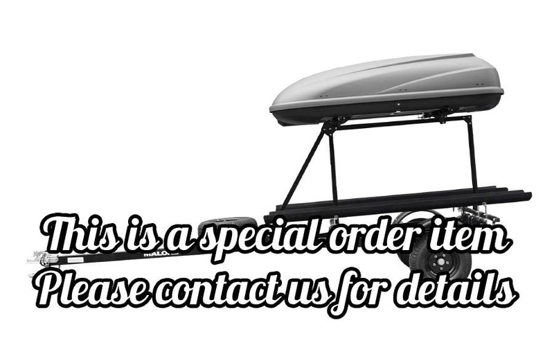 MicroSport OffRoad LowBed 2 Kayak Trlr Pkg (2nd tier, 2 Sets Bunks, Cargo Box, Rod Tube, Spare Tire)