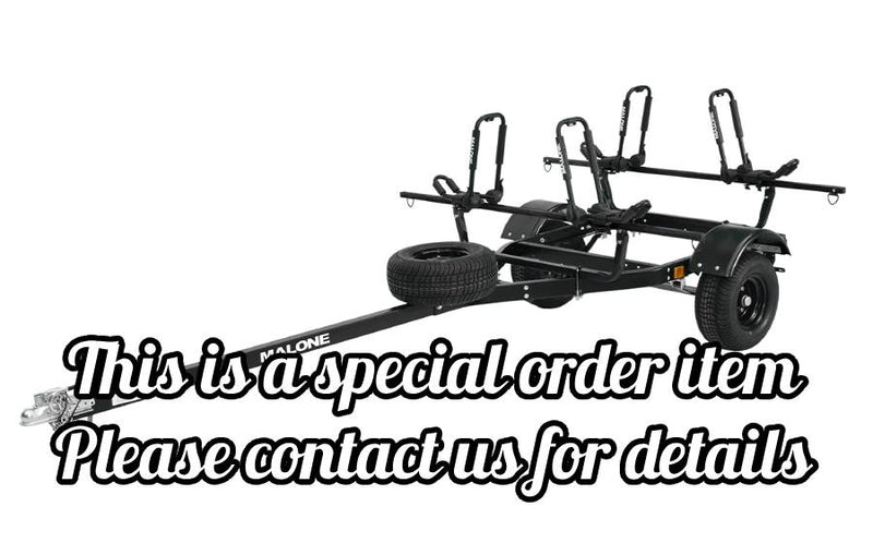 MicroSport Off-Road 2 Kayak Trlr Package (2 Sets FoldAway-J, Spare Tire)