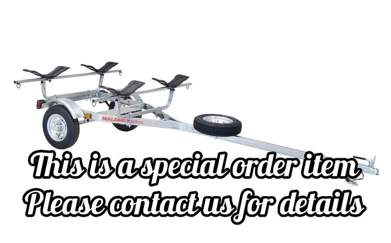MicroSport 2 Kayak Trailer Package (2 Sets MegaWings, Spare Tire)