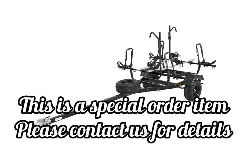 MicroSport Off-Road 2 Kayak/2 Bike Trlr Package (2 FoldAway-J, 2 Bike Racks, Sp Tire)