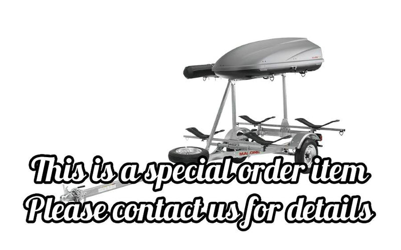 MicroSport LowBed 2 Kayak Trlr Package (2nd tier, 2 Sets MegaWing, Cargo Box, Rod Tube, Spare Tire)