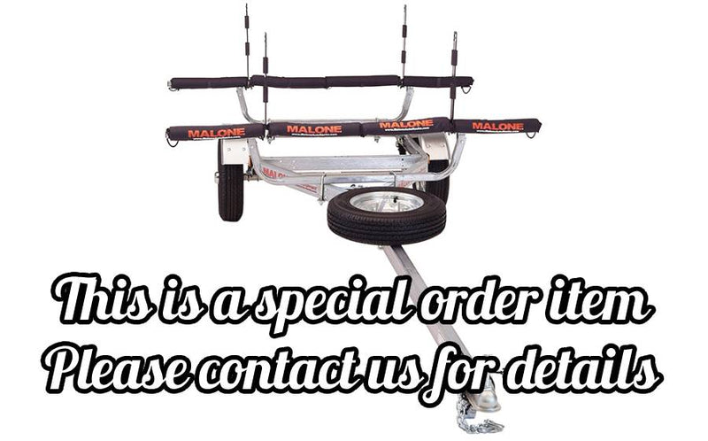 MicroSport 4 Kayak Trailer Package (2 Sets Stackers, 4 Sets Rack Pads, Spare Tire)