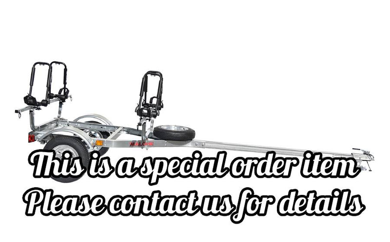 MicroSport 2 Kayak Trailer Package (2 Sets FoldAway-J, Spare Tire)