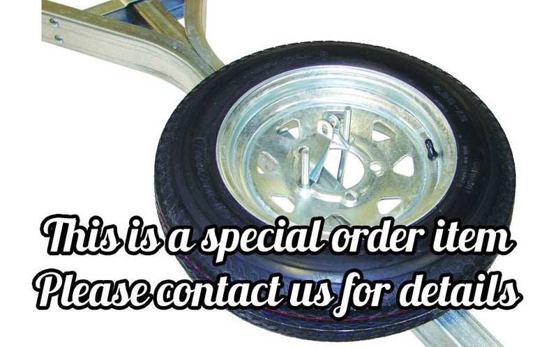 MicroSport 12" Galvanized Spare Tire w/ Lockable Attachment