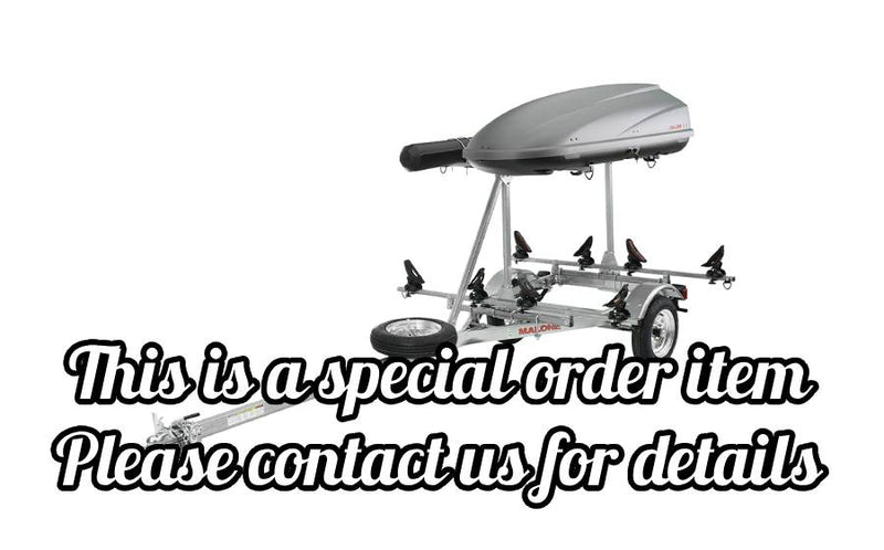 MicroSport LowBed 2 Kayak Trlr Package (2nd tier, 2 Sets Saddle Up, Cargo Box, Rod Tube, Spare Tire)