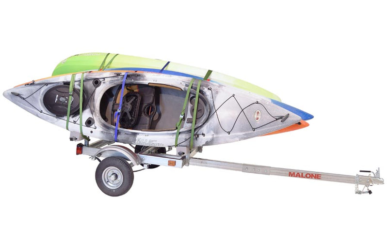 EcoLight 4 Kayak Trailer Package (1 Stacker & 4 sets foam blocks)