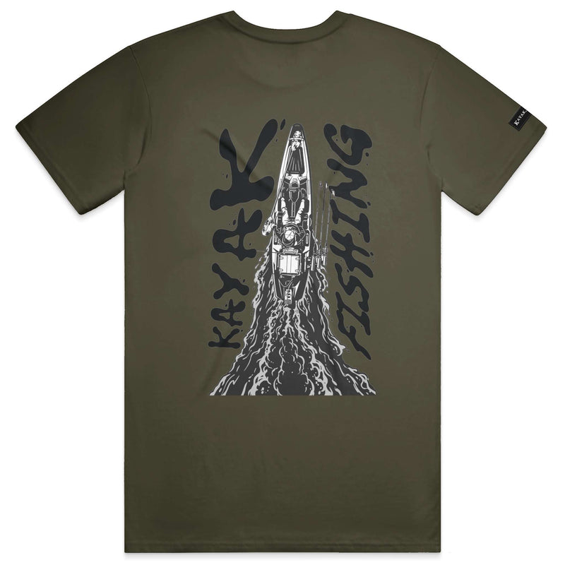 KAYAK FISHING THROTTLE DOWN TEE