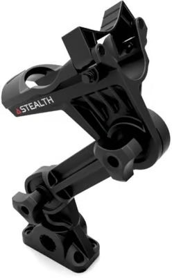 Stealth Rod Holders Rod Holder With Mulit Mount Base And Extension, Black