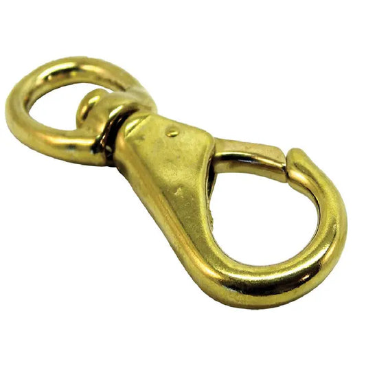 Shoreline Marine Eye Snap Swivel 3-1/4" Brass (052160)