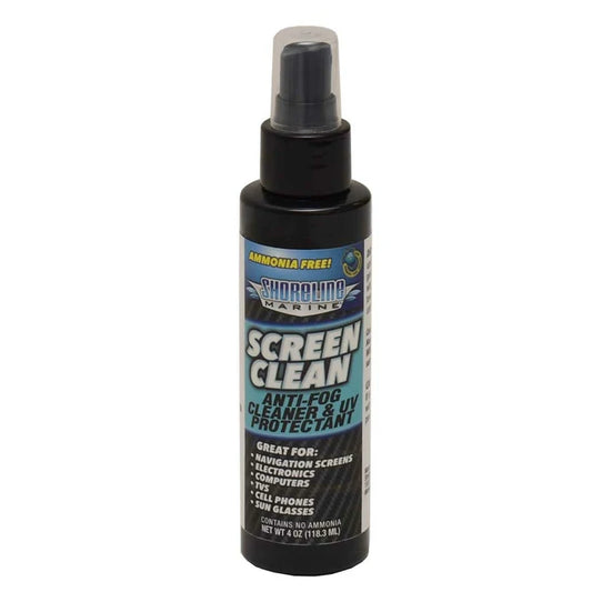 Shoreline Marine Screen and Glass Anti Fog and Cleaner w/ PDQ, 4oz