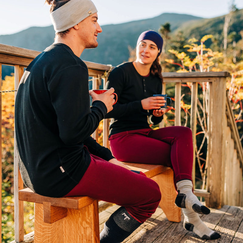 Midweight Women's Wool Bottom Thermal Base Layer - 100% Merino Wool