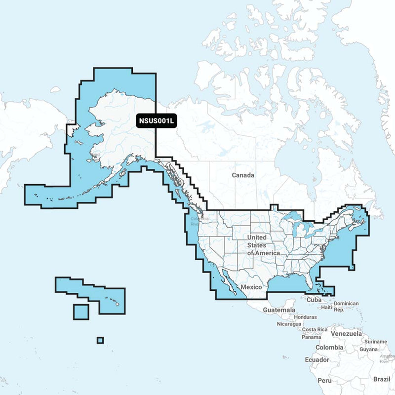 Garmin Navionics NSUS001L US  Coastal Canada 010C128720
