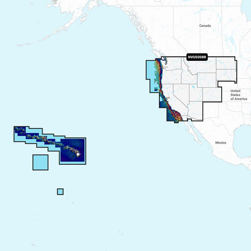 Garmin Navionics Vision NVUS008R US West 010C129200