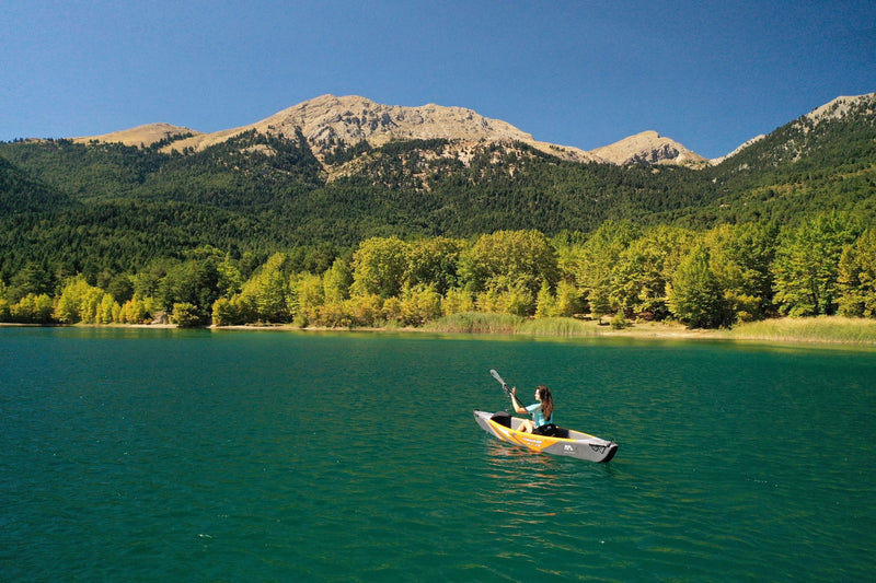 Aqua Marina TOMAHAWK AIR-K 12'4" Inflatable High Pressure Speed Kayak / Canoe