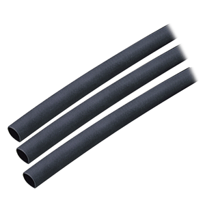 Ancor Adhesive Lined Marine Heat Shrink Tubing (ALT) - 1/4" x 3" - 3-Pack - Black