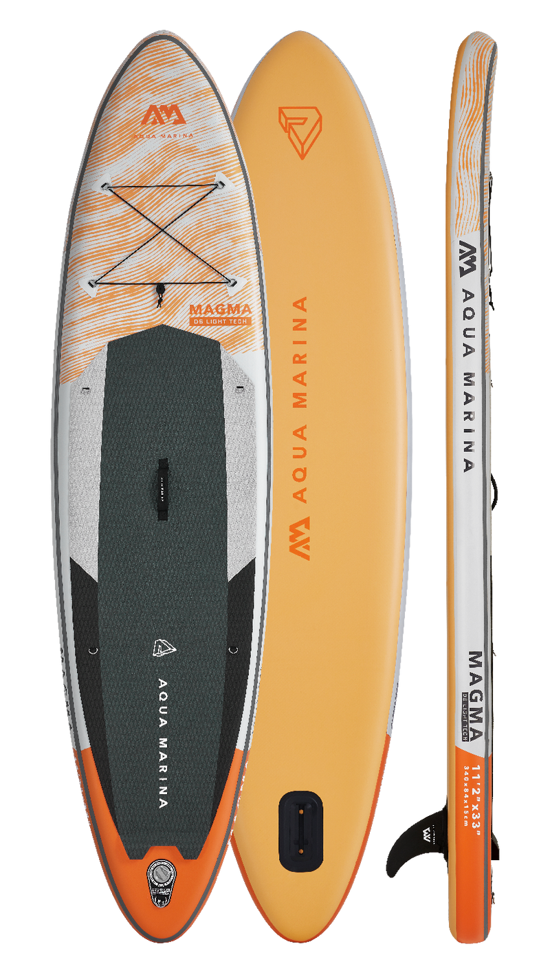 Aqua Marina MAGMA 11'2" Inflatable Paddle Board All-Around Advanced SUP