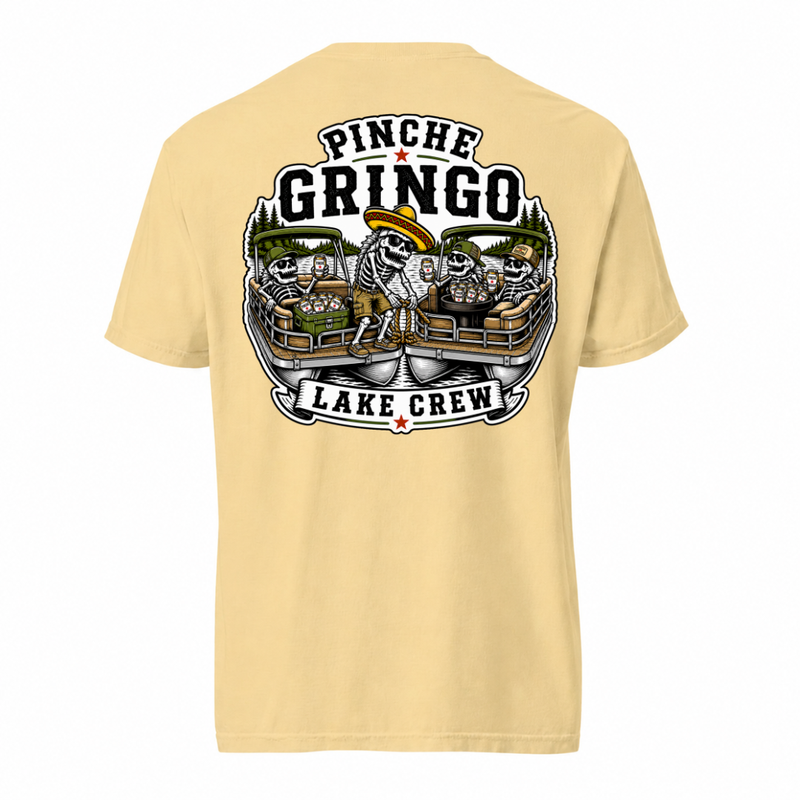 Pinche Gringo Lake Crew Floating party Shirt