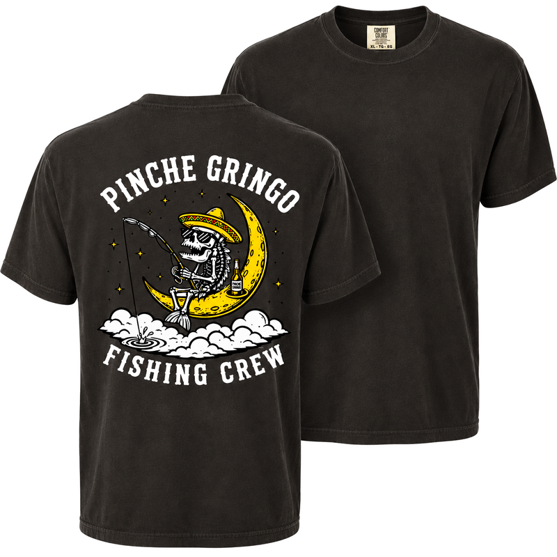 Pinche Gringo Fishing Crew Moon Fish Shirt