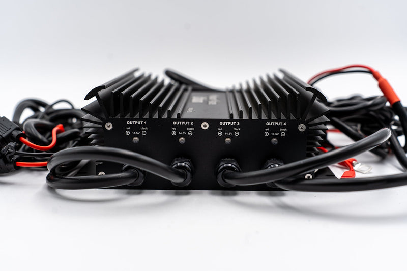 4 Bank Lithium/AGM/Lead Marine Waterproof Battery Charger