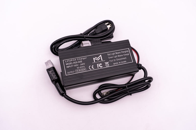 12v 20A Non Waterproof Aluminum Charger w/ Anderson Connector