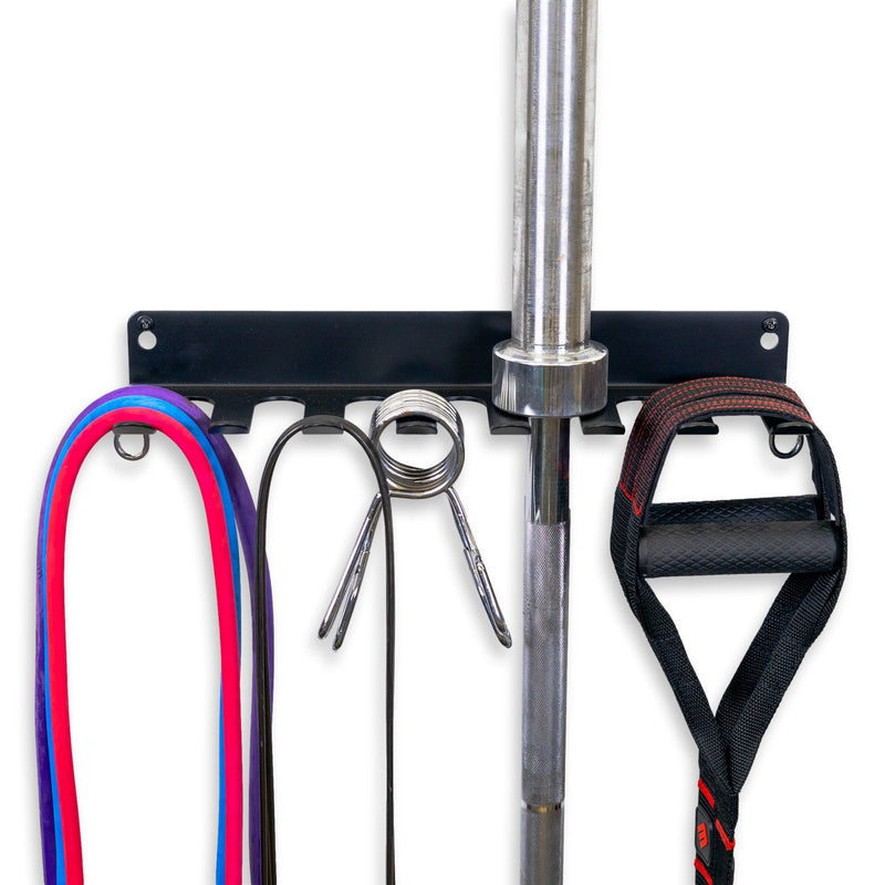 Gym Equipment Organizer for Bands, Jump Ropes, Foam Roller