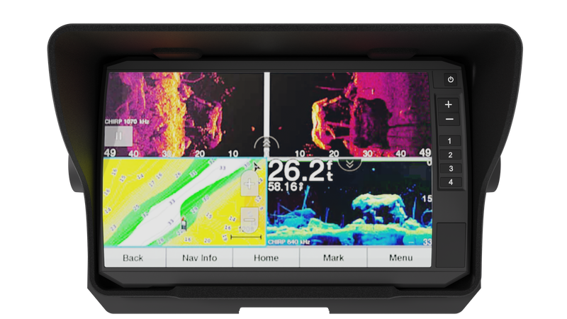 Garmin ECHOMAP UHD 73sv Fish Finder Visor