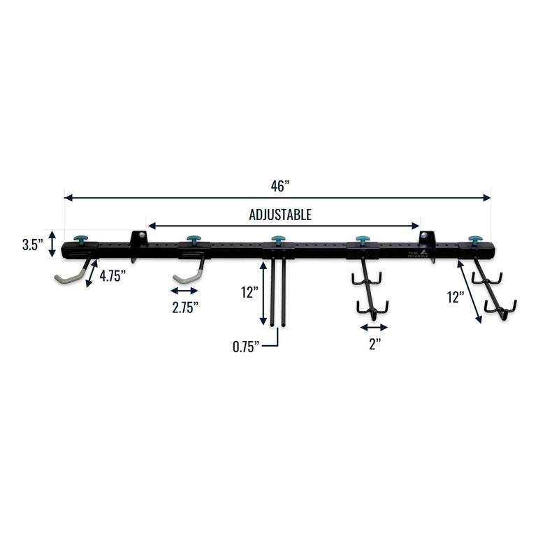 G-Adventure | Adjustable Wall Storage System | Holds 300 lbs