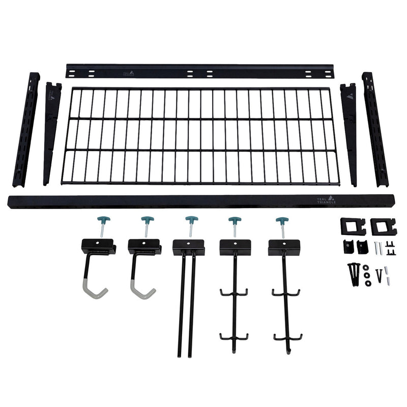 G-Adventure + Shelf | Adjustable Wall Storage System | Holds 300 lbs