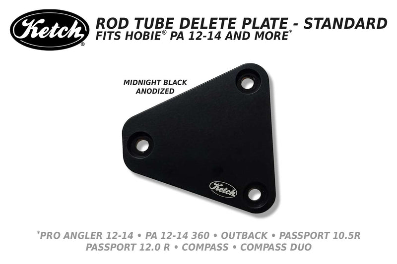 Rod Holder Delete Plate – T-Track – For Hobie kayaks